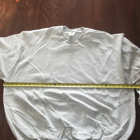 Jerzees Men's Nublend Soft Crew Neck Sweatshirt Ash Gray Size 4XL - Picture 4 of 5